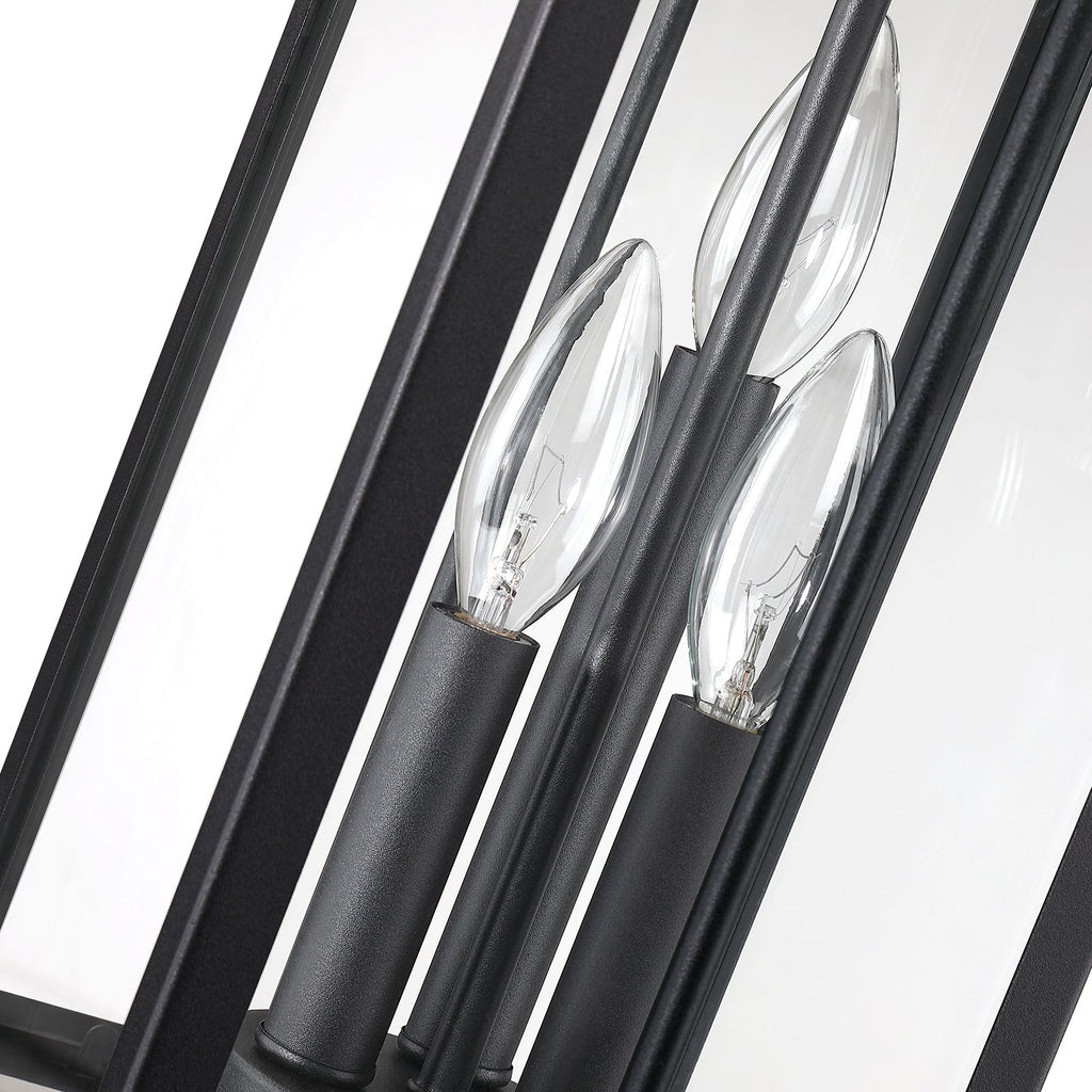 Applique da parete per esterni Brits Black