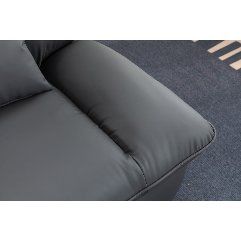 Poltrona reclinabile elettrica girevole con altoparlanti Bluetooth, supporto per telefono, porte di ricarica USB e Type-C, vano portaoggetti nascosto nel bracciolo