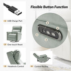 Set di 2 poltrone reclinabili elettriche girevoli e a dondolo tradizionali Tobias di HULALA HOME