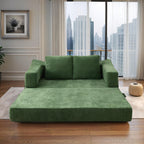 Divano letto trasformabile imbottito 70.87, poltrona trasformabile, comodo divano per soggiorno, camera da letto, tessuto ciniglia