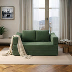 Divano letto trasformabile imbottito 70.87, poltrona trasformabile, comodo divano per soggiorno, camera da letto, tessuto ciniglia