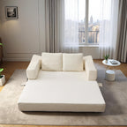 Divano letto trasformabile imbottito 70.87, poltrona trasformabile, comodo divano per soggiorno, camera da letto, tessuto ciniglia