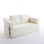 Divano letto trasformabile imbottito 70.87, poltrona trasformabile, comodo divano per soggiorno, camera da letto, tessuto ciniglia