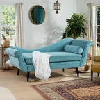 Chaise longue vintage con braccioli a spirale di Christopher Knight Home