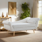 Chaise longue vintage con braccioli a spirale di Christopher Knight Home