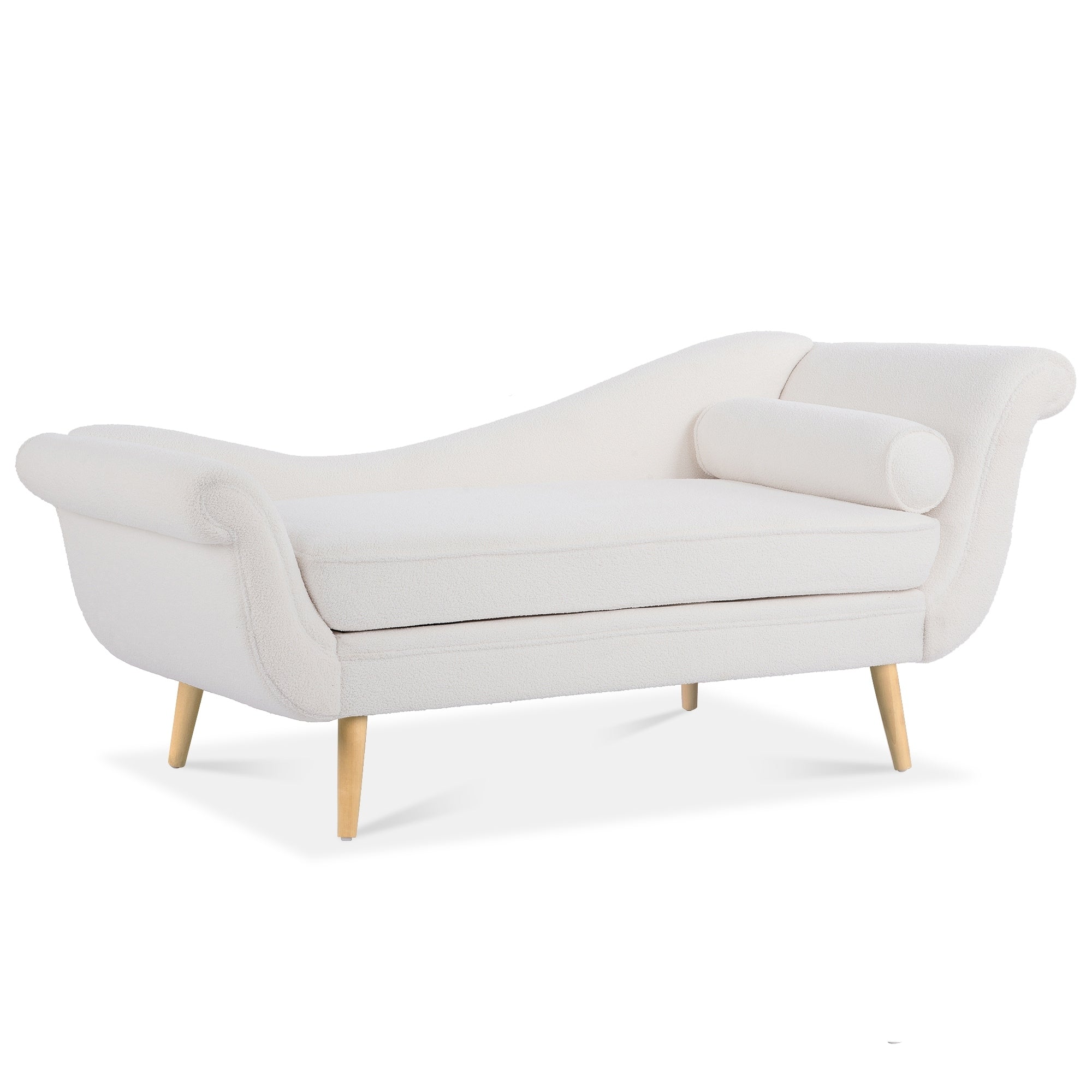 Chaise longue vintage con braccioli a spirale di Christopher Knight Home