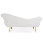 Chaise longue vintage con braccioli a spirale di Christopher Knight Home
