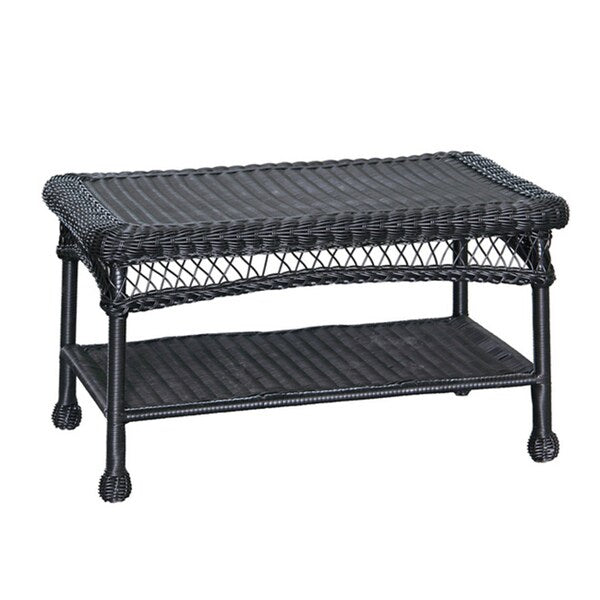 Set da conversazione in vimini da 4 pezzi per patio