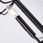 Lampadario minimalista a 15 luci, design antico a 2 livelli - 48