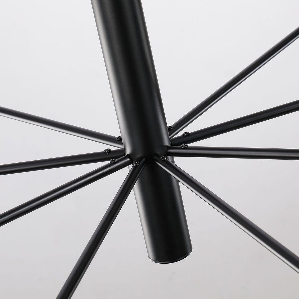 Lampadario minimalista a 15 luci, design antico a 2 livelli - 48