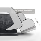 Poltrona reclinabile massaggiante Zero Gravity con massaggio completo del corpo, riscaldamento e audio Bluetooth integrato