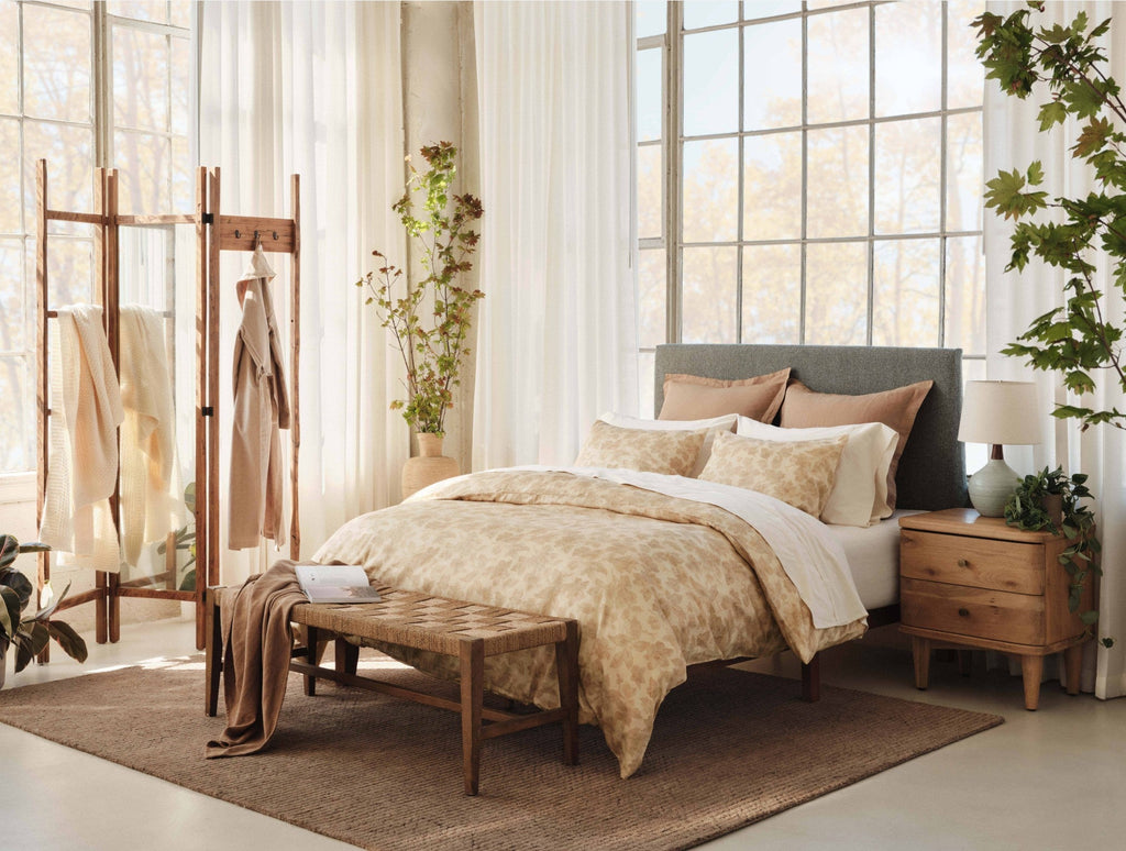 Copripiumino con stampa biologica Camellia