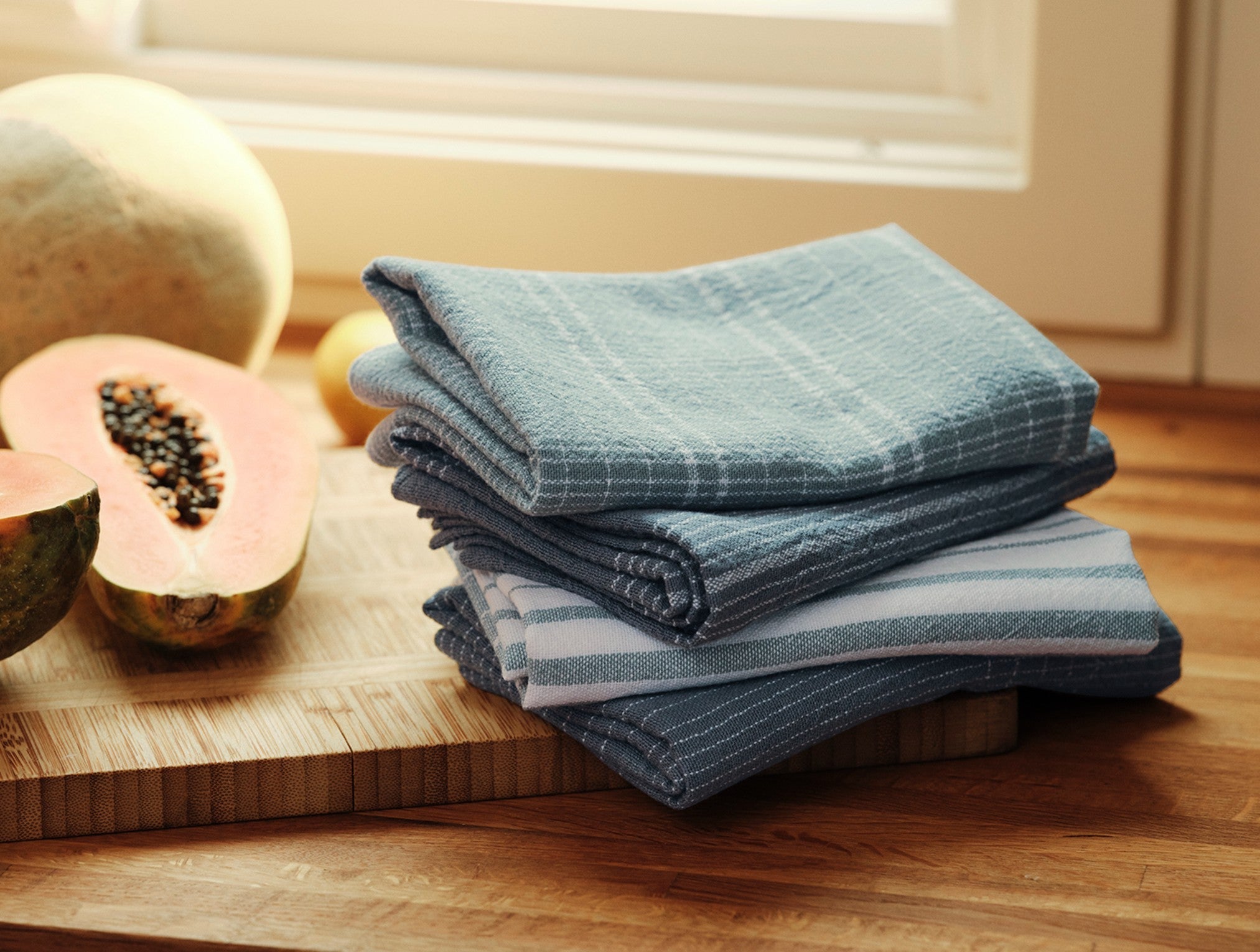 Strofinacci da cucina biologici Fillmore, set da 4