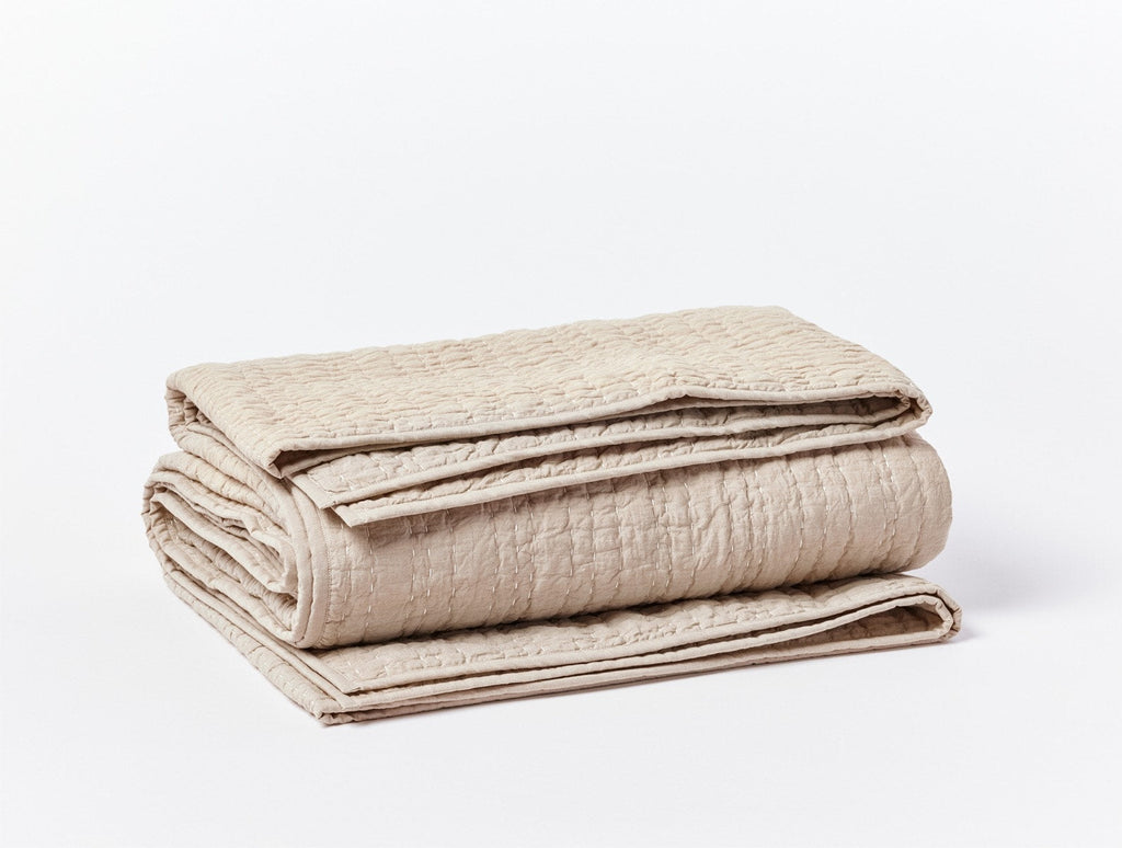 Trapunta organica cucita a mano con canale - Rinnovata