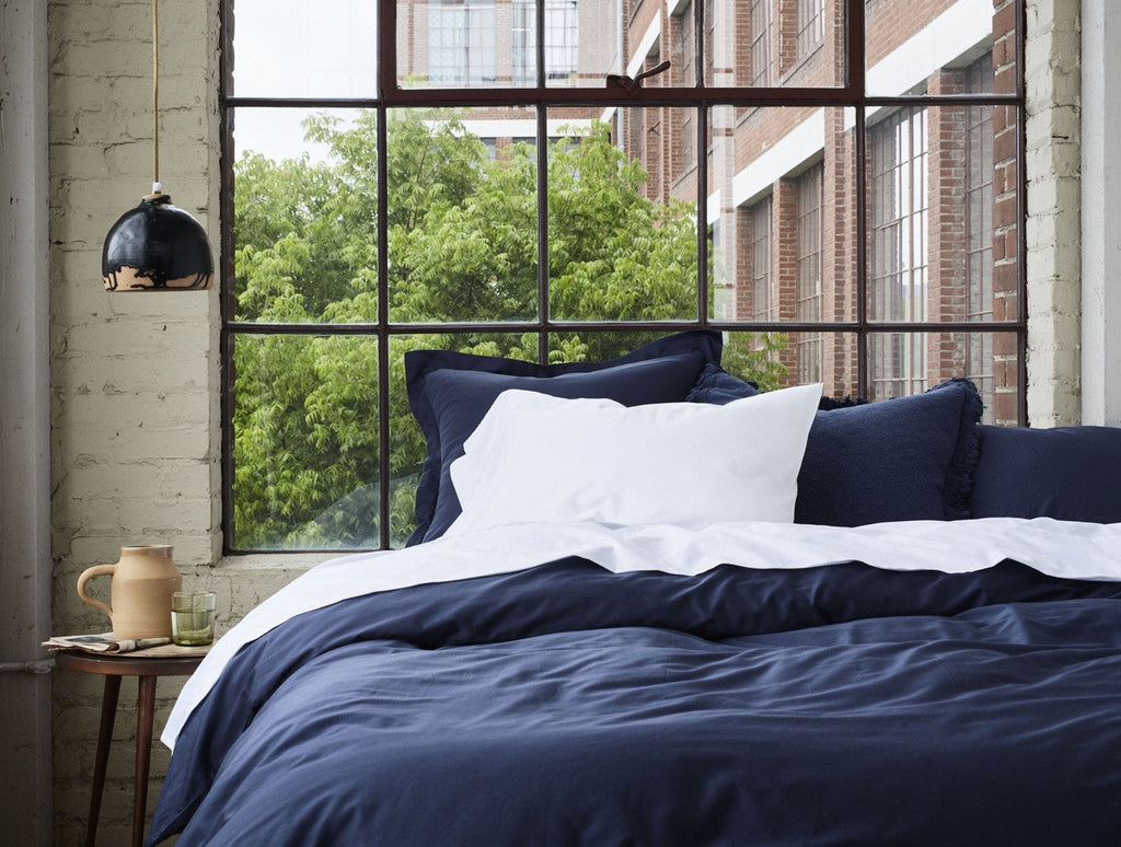 Copripiumino in raso biologico a 300 fili - Rinnovato