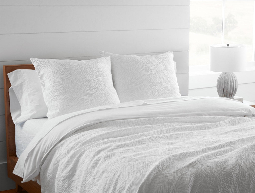 Avila Organic Matelasse Sham - Rinnovato