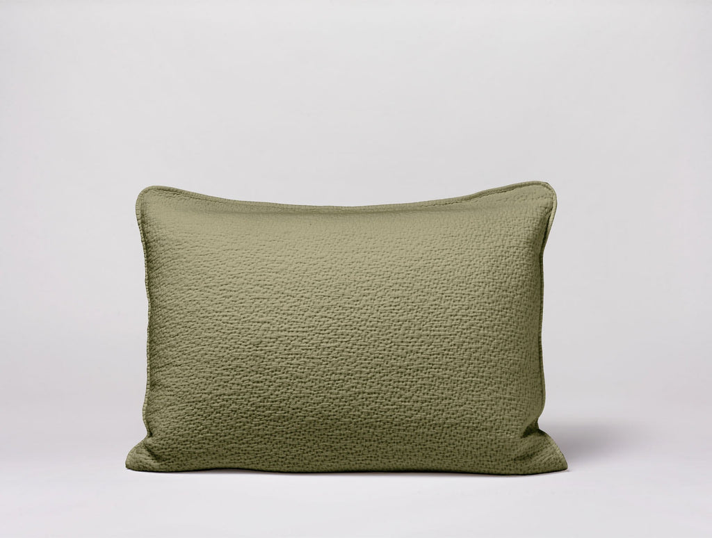 Cascade Organic Matelasse Sham 